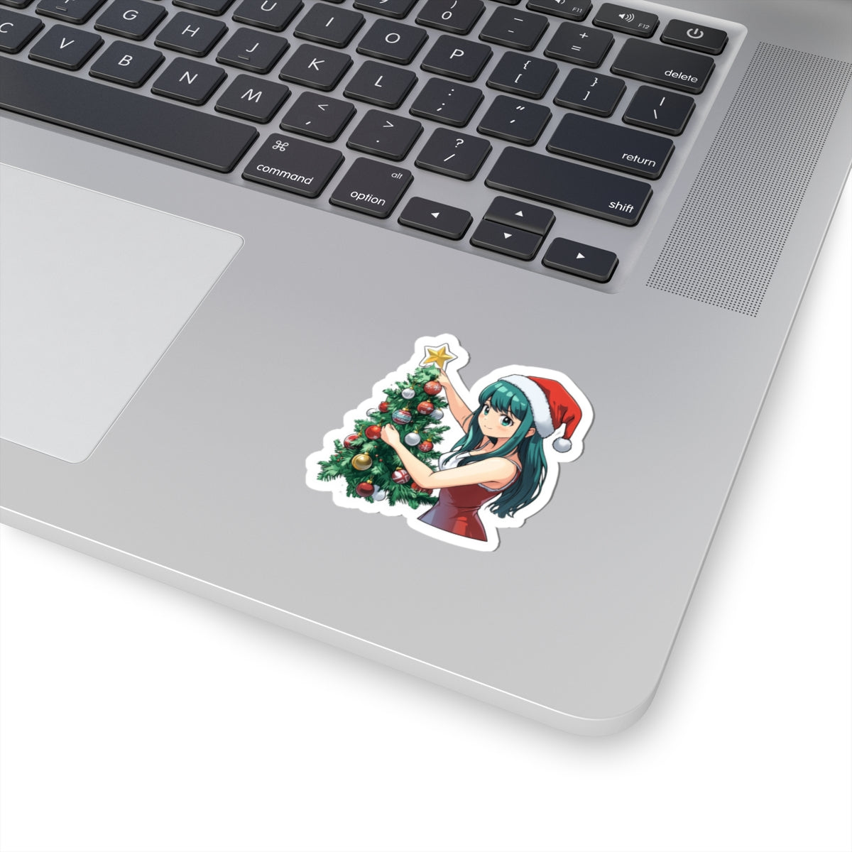 Festive Christmas Tree Kiss-Cut Stickers for Holiday Cheer