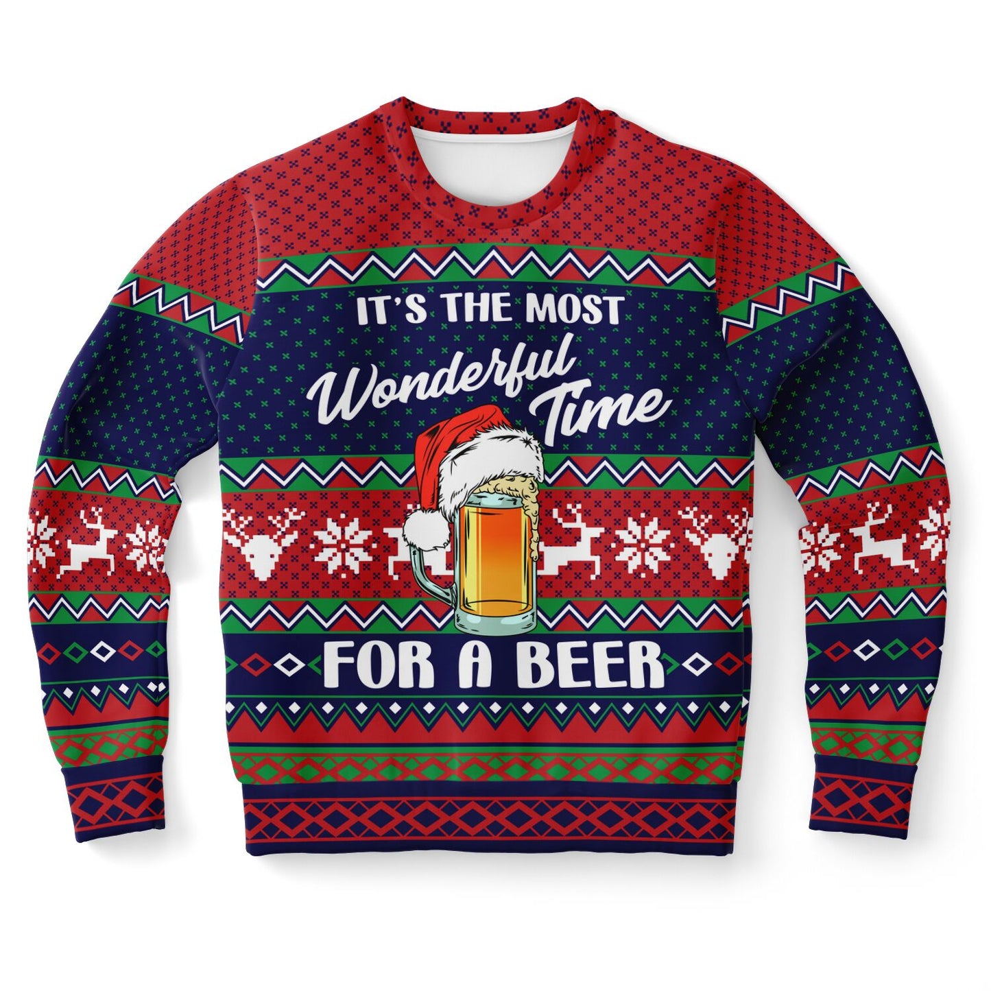 Limited edition  Wonderful time for a beer ugly Christmas sweater