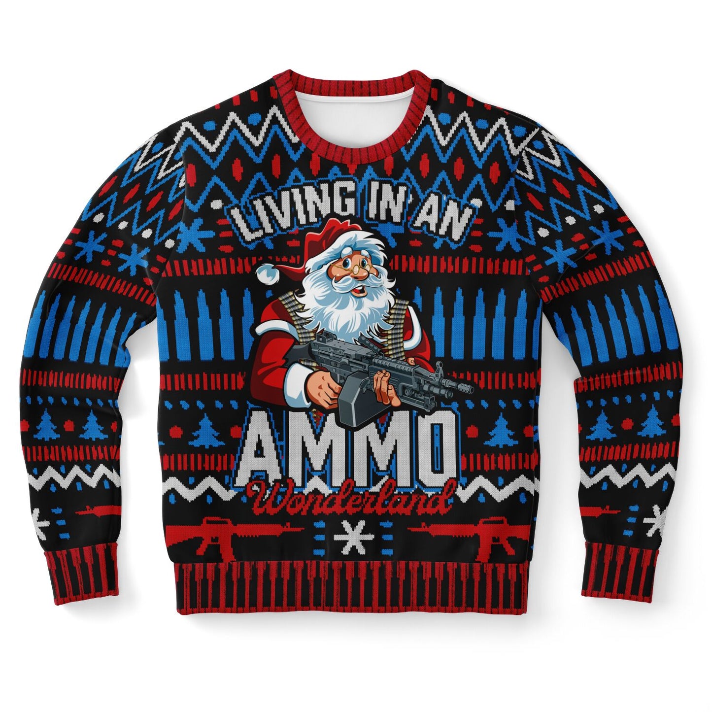 Limited edition Ammo Wonderland ugly Christmas sweater