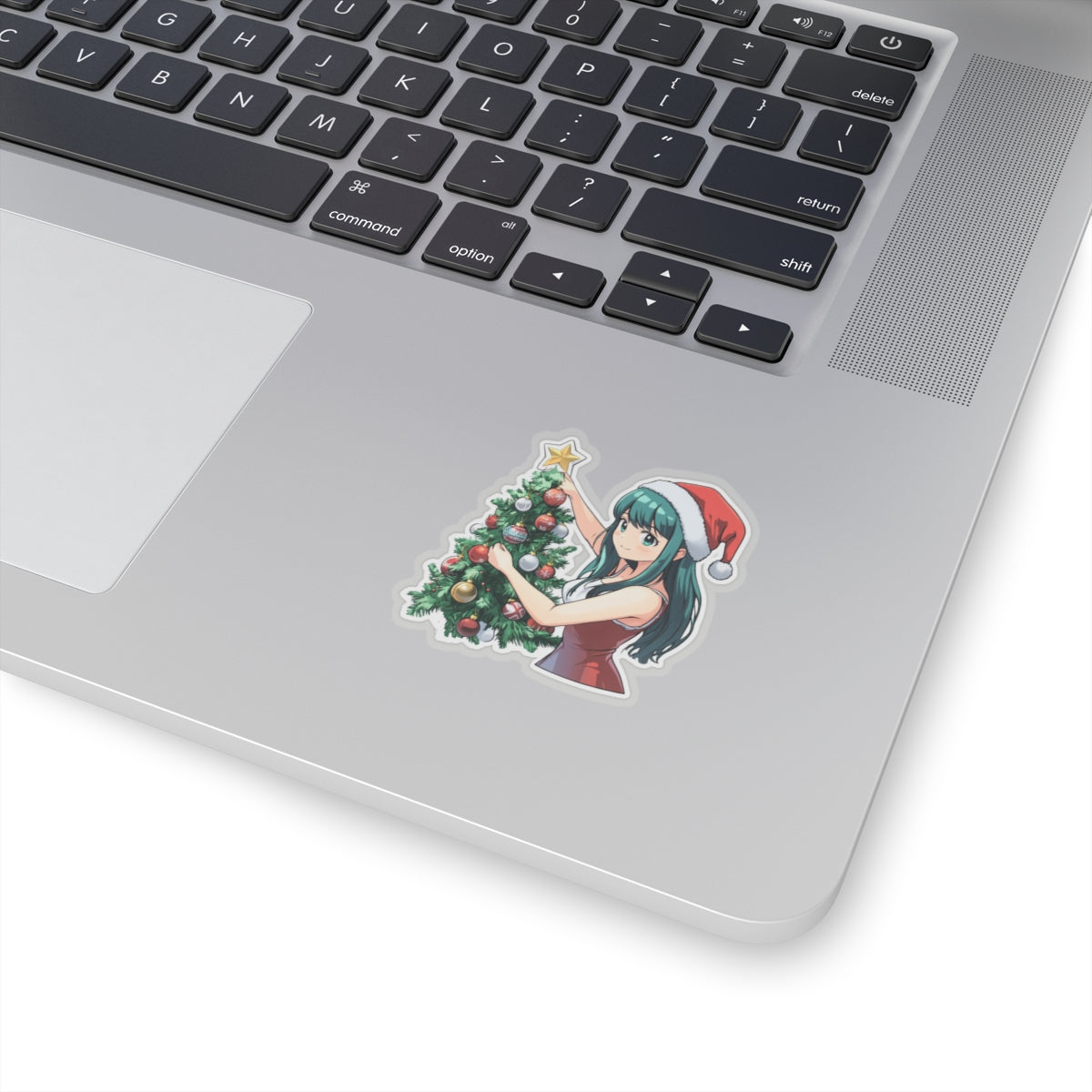 Festive Christmas Tree Kiss-Cut Stickers for Holiday Cheer