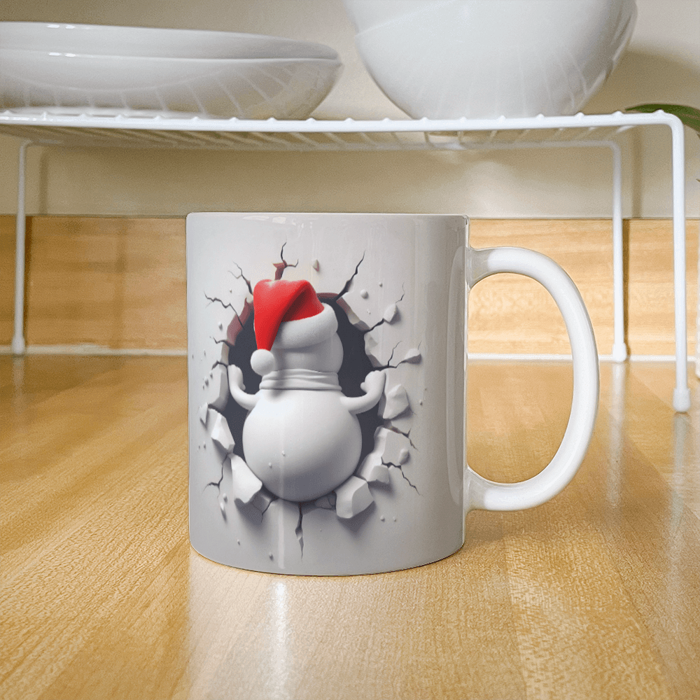 Limited edition Christmas snowman mug