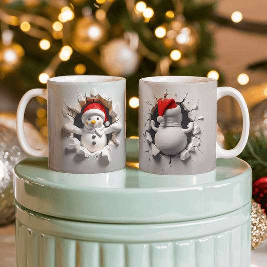 Limited edition Christmas snowman mug