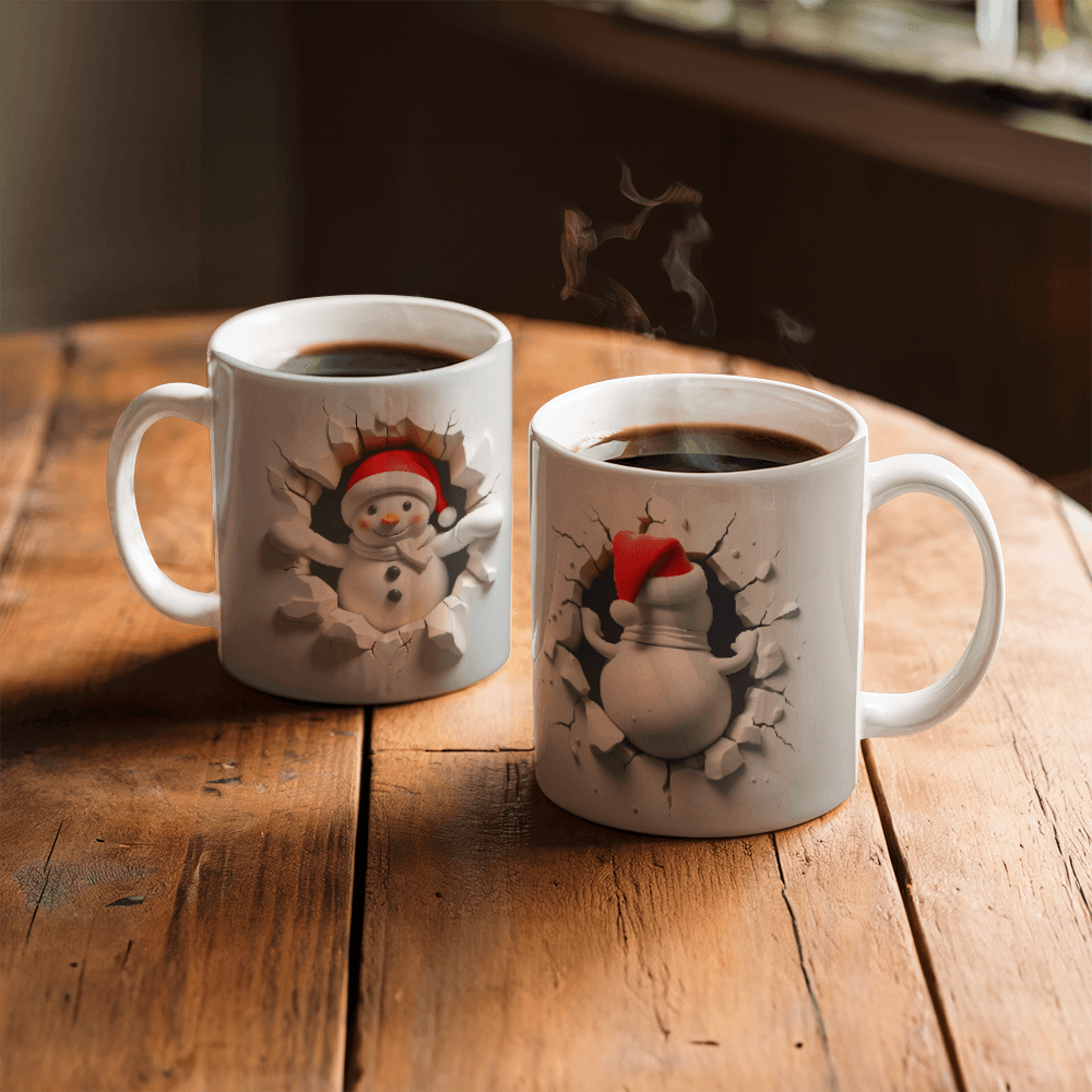 Limited edition Christmas snowman mug