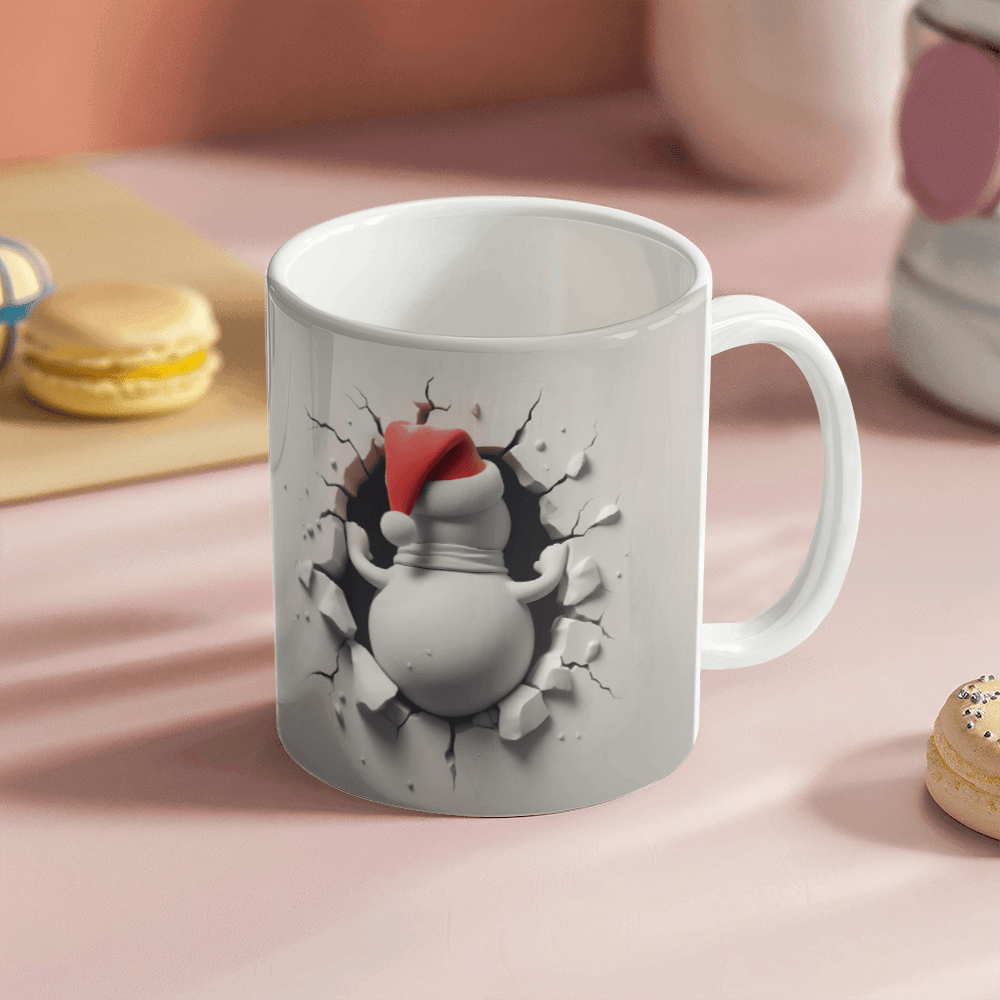 Limited edition Christmas snowman mug