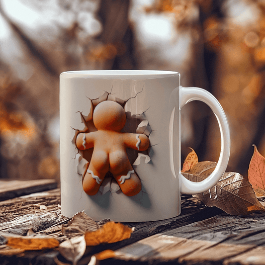 Limited edition gingerbread man mug