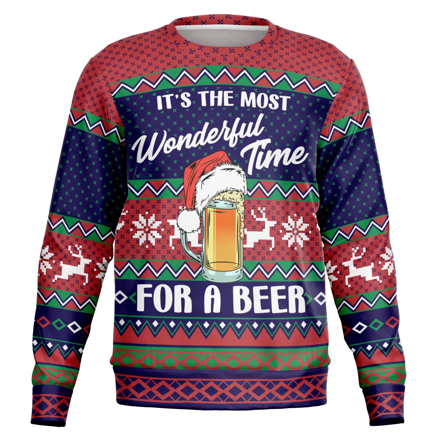 Limited edition  Wonderful time for a beer ugly Christmas sweater