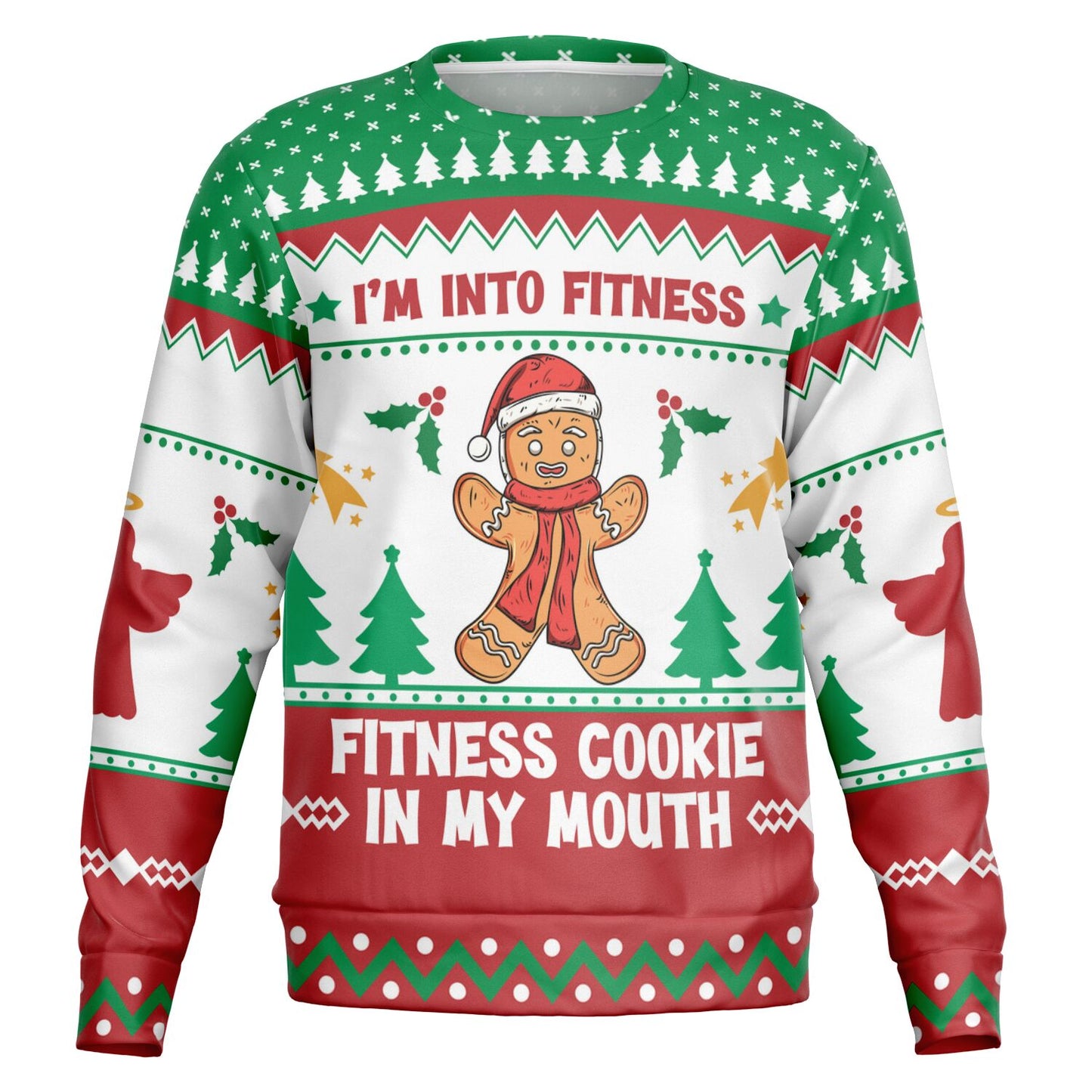 Limited edition fitness cookie  ugly Christmas sweater